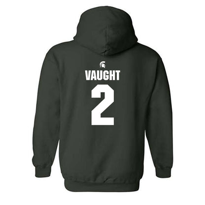 Michigan State - NCAA Football : Devin Vaught - Generic Shersey Hooded Sweatshirt-1