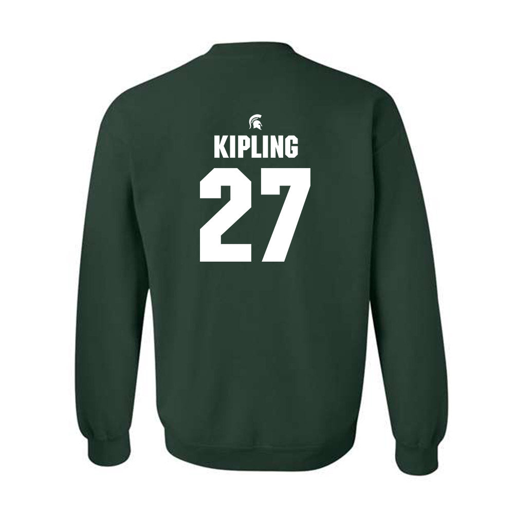 Michigan State - NCAA Baseball : Maddux Kipling - Generic Shersey Crewneck Sweatshirt-1