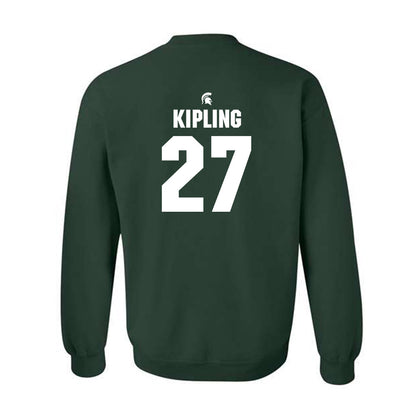 Michigan State - NCAA Baseball : Maddux Kipling - Generic Shersey Crewneck Sweatshirt-1