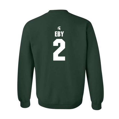 Michigan State - NCAA Men's Soccer : William Eby - Generic Shersey Crewneck Sweatshirt-1