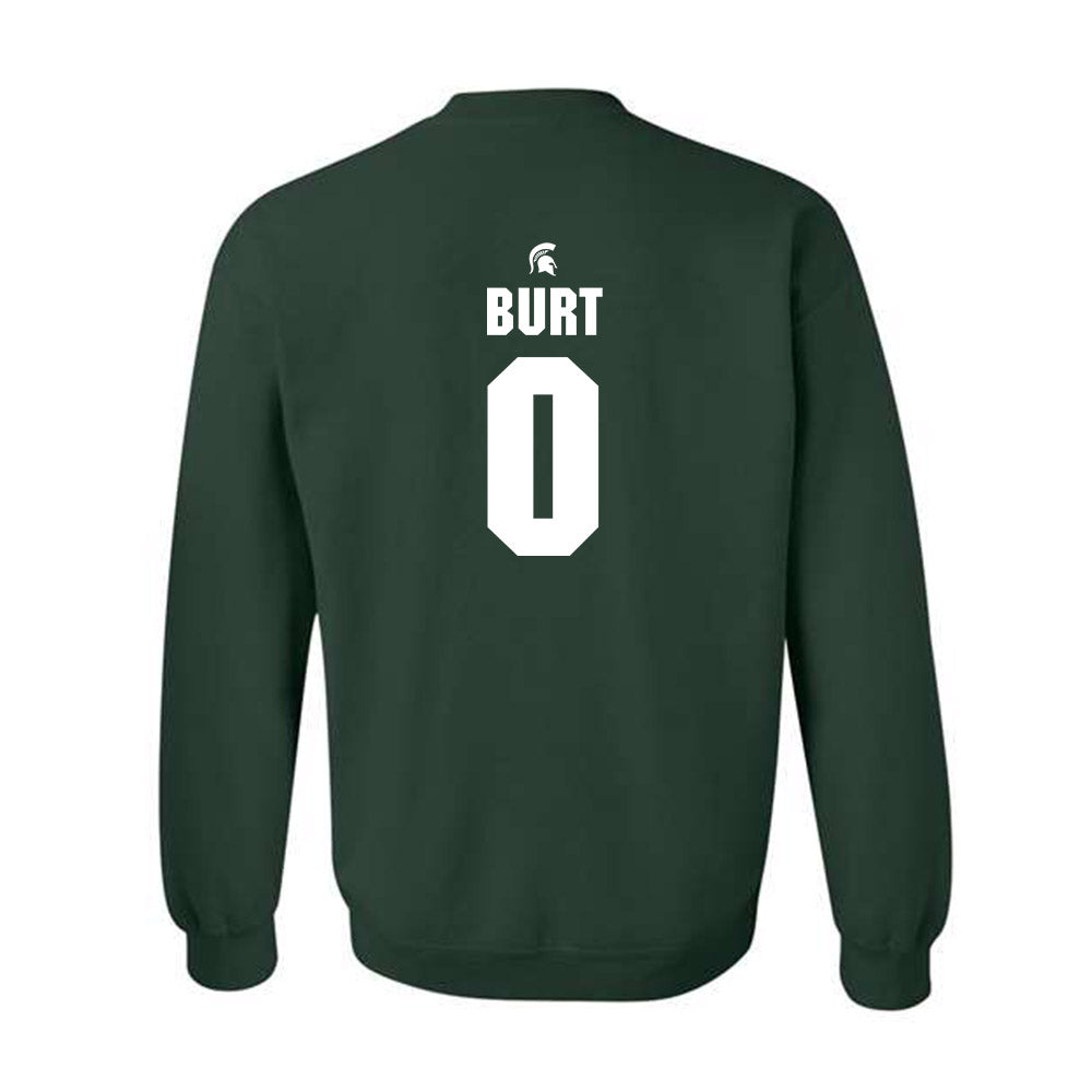 Michigan State - NCAA Football : Nijhay Burt - Generic Shersey Crewneck Sweatshirt-1