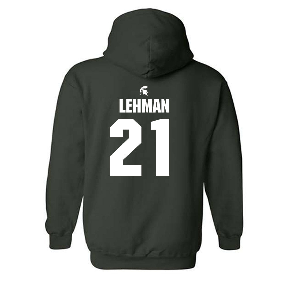 Michigan State - NCAA Women's Field Hockey : Rilyn Lehman - Generic Shersey Hooded Sweatshirt-1