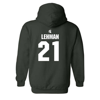Michigan State - NCAA Women's Field Hockey : Rilyn Lehman - Generic Shersey Hooded Sweatshirt-1