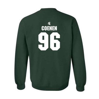 Michigan State - NCAA Football : Eli Coenen - Generic Shersey Crewneck Sweatshirt-1