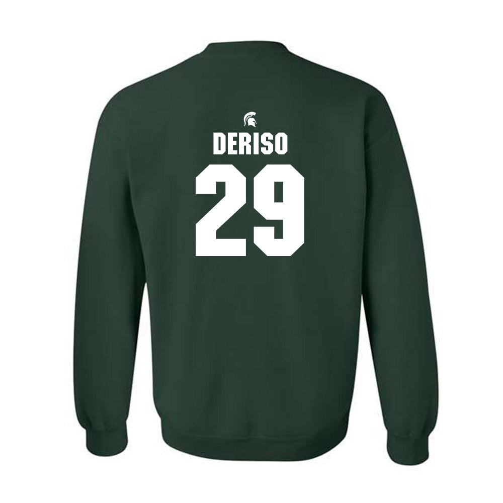 Michigan State - NCAA Football : KJ Deriso - Generic Shersey Crewneck Sweatshirt-1