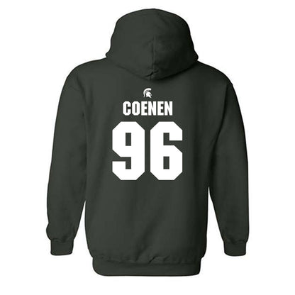 Michigan State - NCAA Football : Eli Coenen - Generic Shersey Hooded Sweatshirt-1