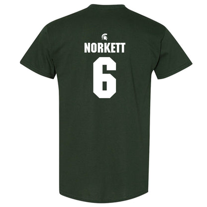 Michigan State - NCAA Men's Soccer : Charlie Norkett - Generic Shersey T-Shirt-1