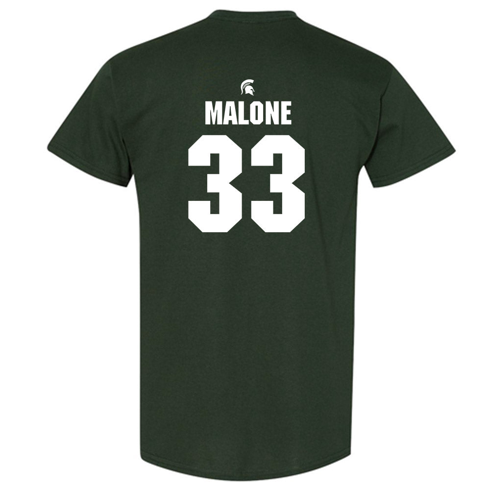 Michigan State - NCAA Football : DiMari Malone - Generic Shersey T-Shirt-1