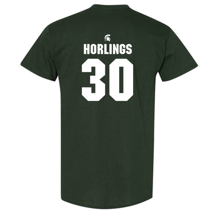 Michigan State - NCAA Men's Soccer : Ezra Horlings - Generic Shersey T-Shirt-1