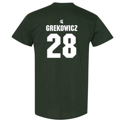 Michigan State - NCAA Men's Soccer : Jake Grekowicz - Generic Shersey T-Shirt-1