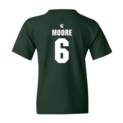 Michigan State - NCAA Football : Fredrick Moore - Generic Shersey Youth T-Shirt-1