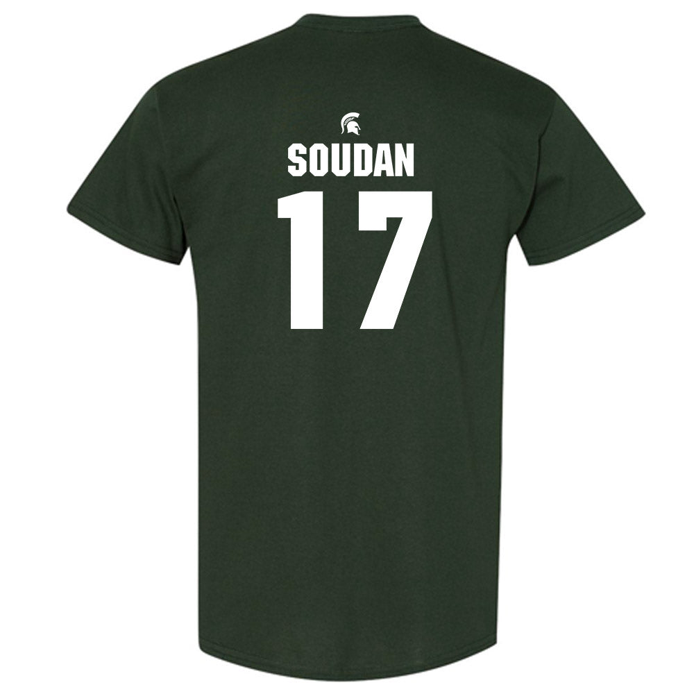 Michigan State - NCAA Men's Soccer : Peter Soudan - Generic Shersey T-Shirt-1