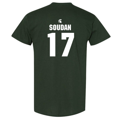 Michigan State - NCAA Men's Soccer : Peter Soudan - Generic Shersey T-Shirt-1