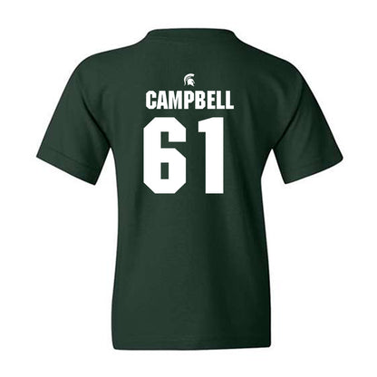 Michigan State - NCAA Football : Collin Campbell - Generic Shersey Youth T-Shirt-1