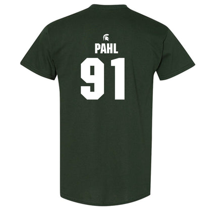 Michigan State - NCAA Football : Jackson Pahl - Generic Shersey T-Shirt-1