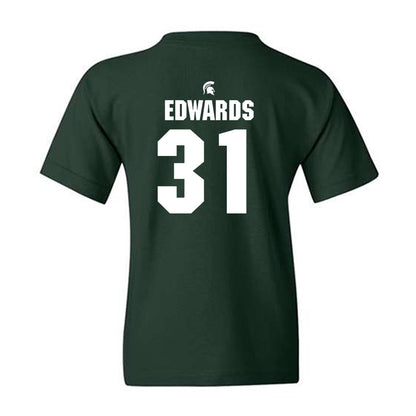 Michigan State - NCAA Football : Deuce Edwards - Generic Shersey Youth T-Shirt-1