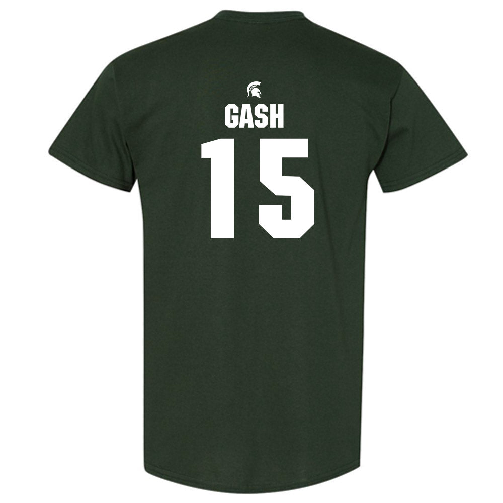 Michigan State - NCAA Football : Caleb Gash - Generic Shersey T-Shirt-1
