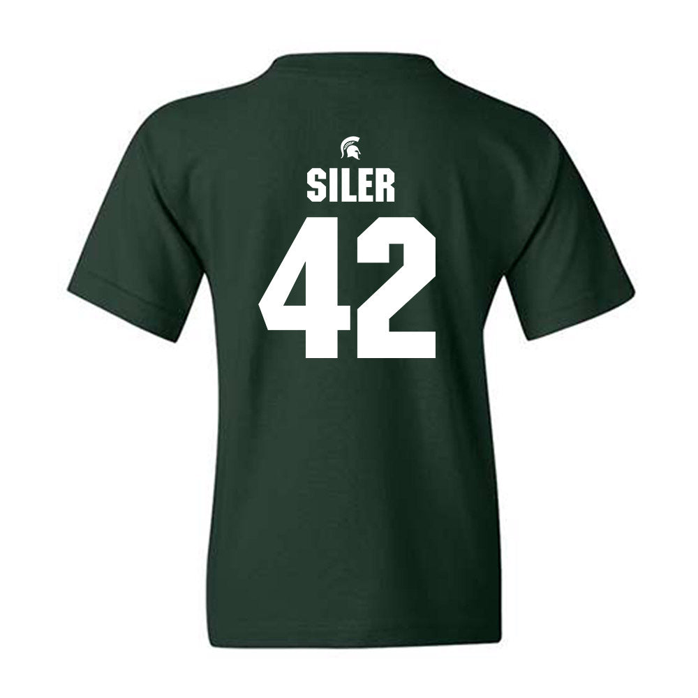 Michigan State - NCAA Baseball : Andrew Siler - Generic Shersey Youth T-Shirt-1