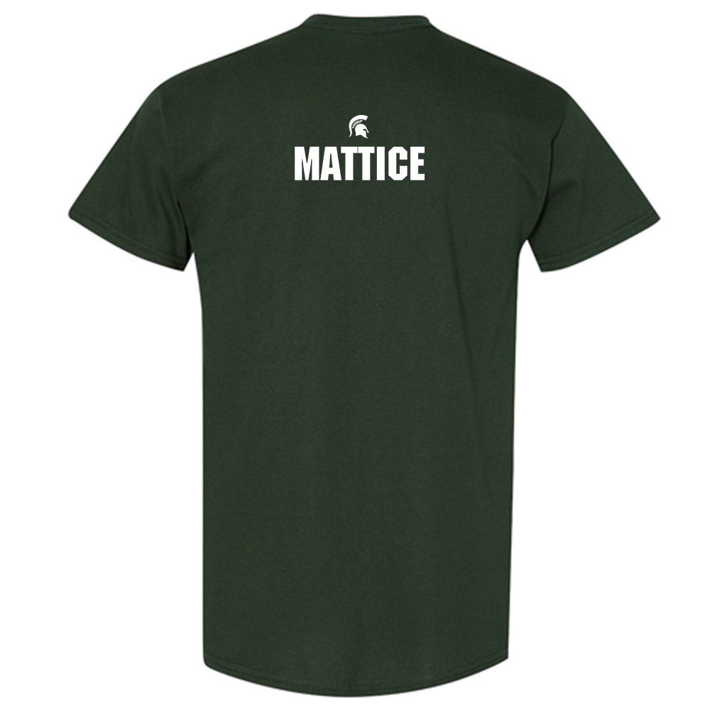 Michigan State - NCAA Cheerleading : Jack Mattice - Generic Shersey T-Shirt-1