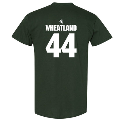 Michigan State - NCAA Football : Caleb Wheatland - Generic Shersey T-Shirt-1
