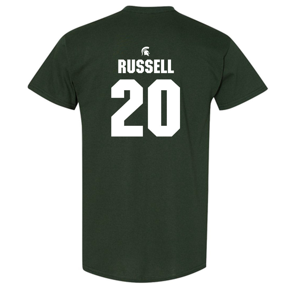 Michigan State - NCAA Men's Ice Hockey : Daniel Russell - Generic Shersey T-Shirt-1