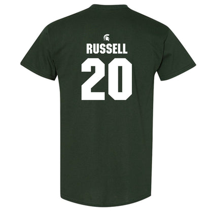 Michigan State - NCAA Men's Ice Hockey : Daniel Russell - Generic Shersey T-Shirt-1