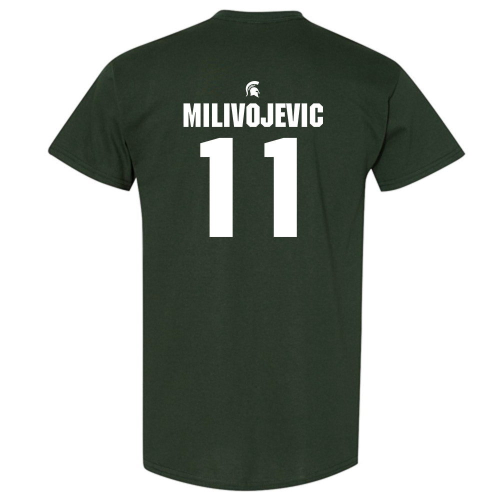 Michigan State - NCAA Football : Alessio Milivojevic - Generic Shersey T-Shirt-1