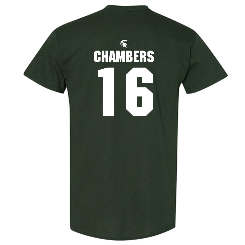 Michigan State - NCAA Baseball : Brady Chambers - Generic Shersey T-Shirt-1