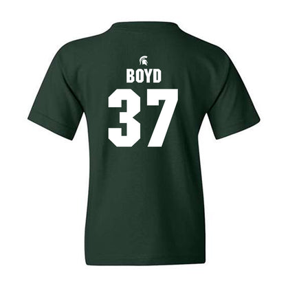 Michigan State - NCAA Football : Liam Boyd - Generic Shersey Youth T-Shirt-1
