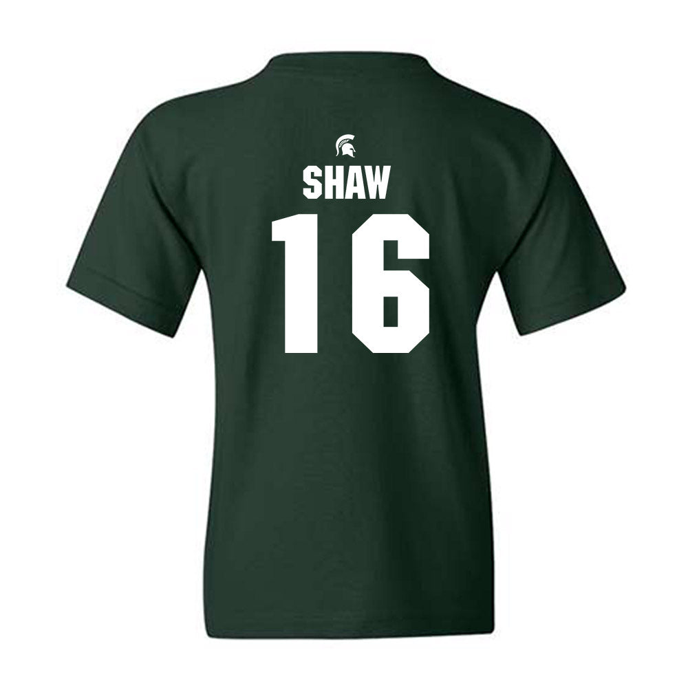Michigan State - NCAA Football : Adam Shaw - Generic Shersey Youth T-Shirt-1