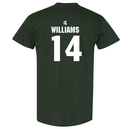 Michigan State - NCAA Football : Bryson Williams - Generic Shersey T-Shirt-1