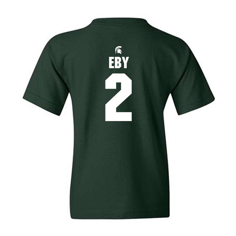 Michigan State - NCAA Men's Soccer : William Eby - Generic Shersey Youth T-Shirt-1