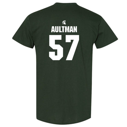 Michigan State - NCAA Football : Hudson Aultman - Generic Shersey T-Shirt-1
