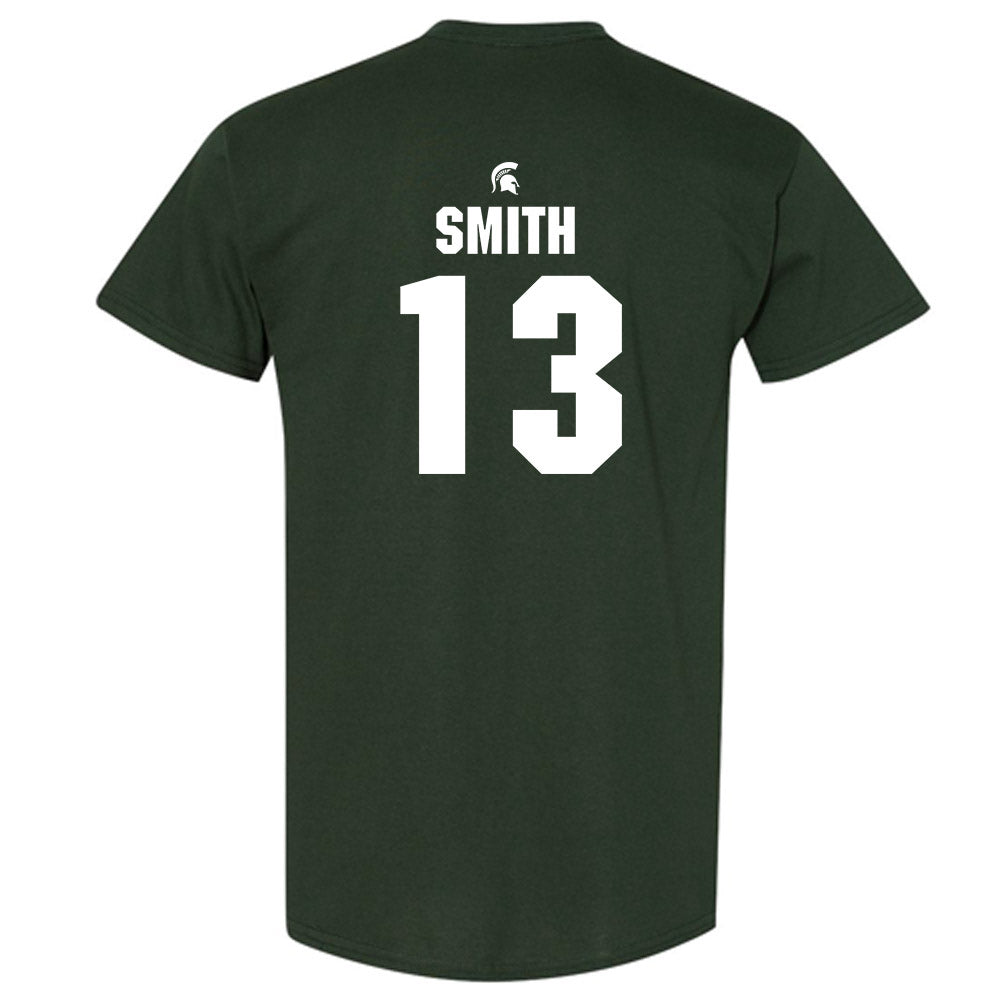 Michigan State - NCAA Football : Isaac Smith - Generic Shersey T-Shirt-1