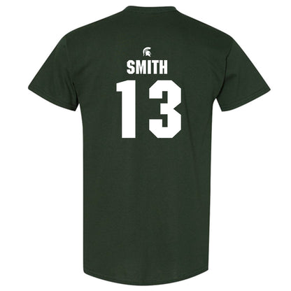 Michigan State - NCAA Football : Isaac Smith - Generic Shersey T-Shirt-1