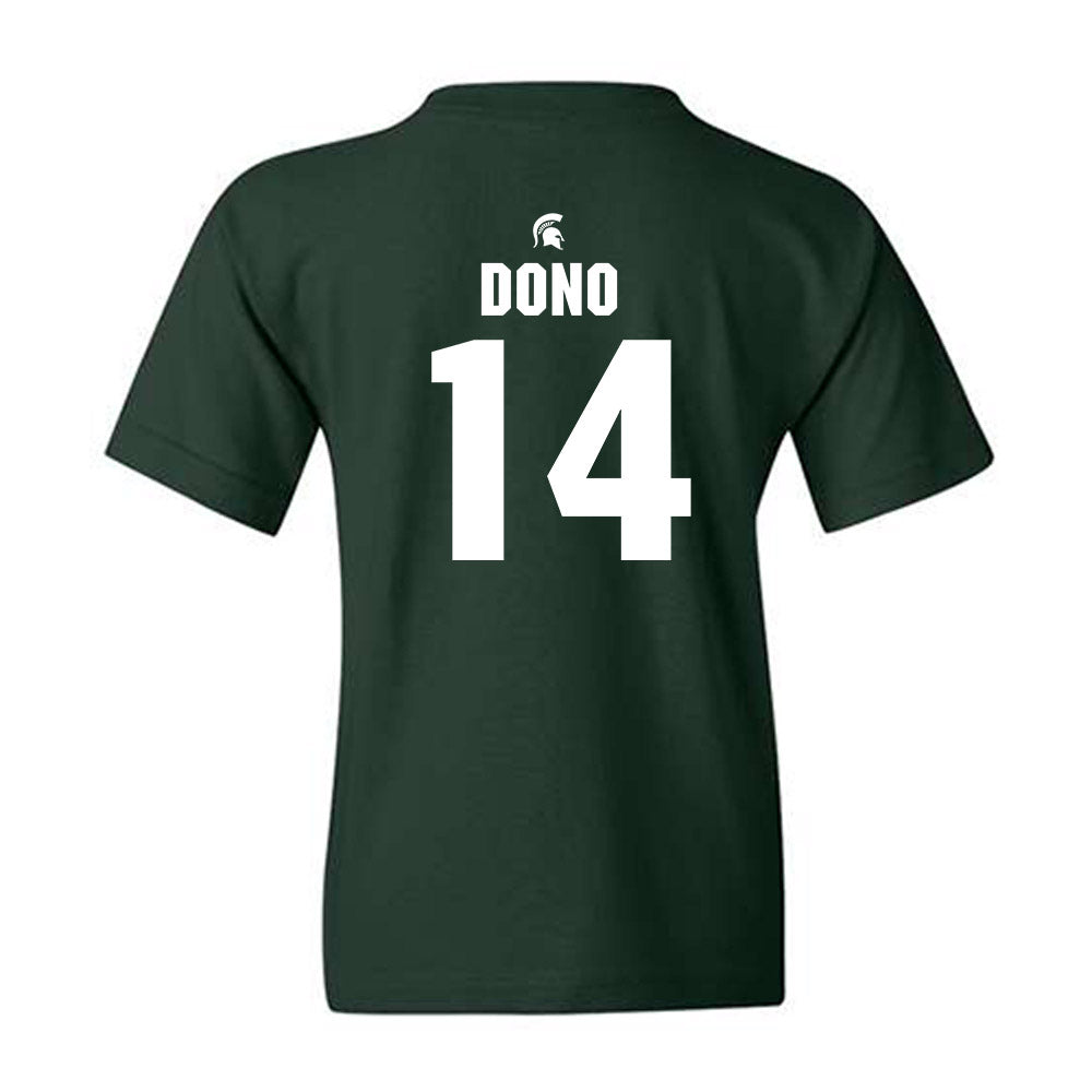 Michigan State - NCAA Men's Soccer : Dominic Dono - Generic Shersey Youth T-Shirt-1