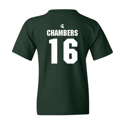 Michigan State - NCAA Baseball : Brady Chambers - Generic Shersey Youth T-Shirt-1