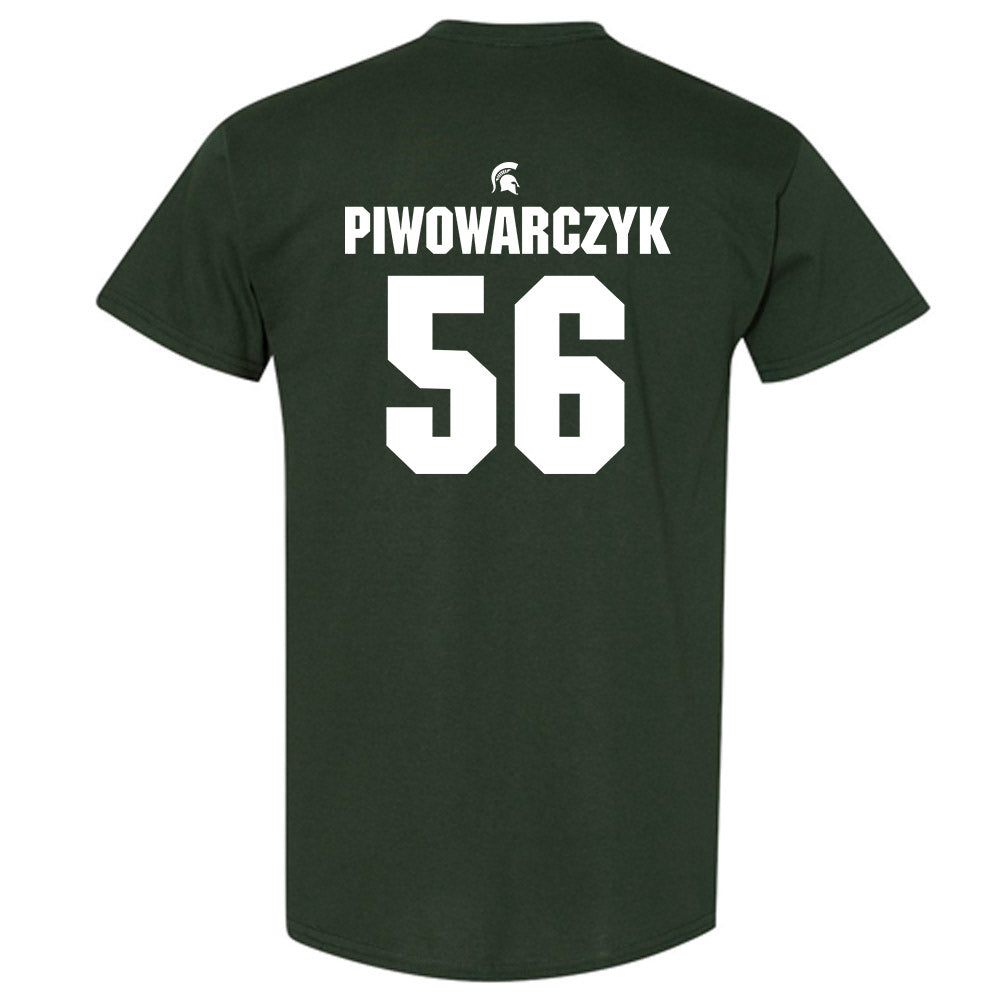 Michigan State - NCAA Football : Chris Piwowarczyk - Generic Shersey T-Shirt-1