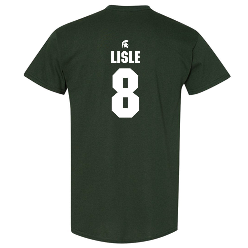 Michigan State - NCAA Football : Trey Lisle - Generic Shersey T-Shirt-1