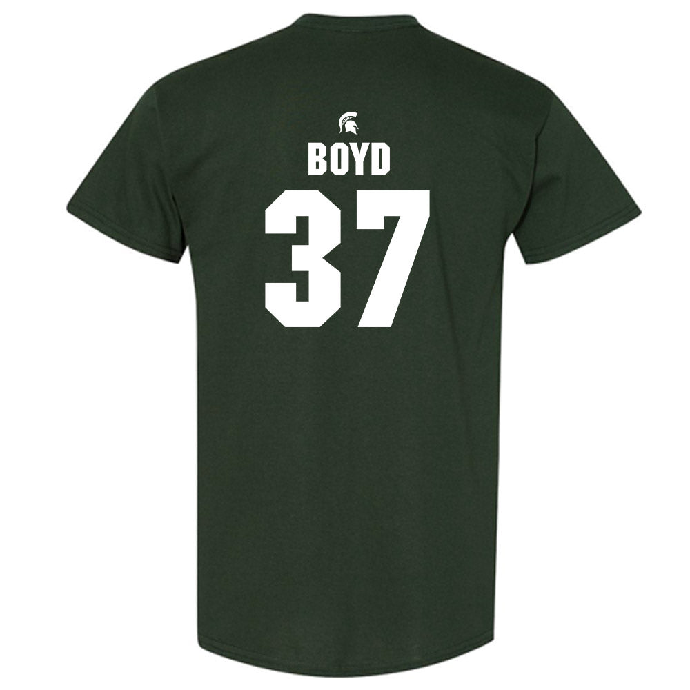 Michigan State - NCAA Football : Liam Boyd - Generic Shersey T-Shirt-1