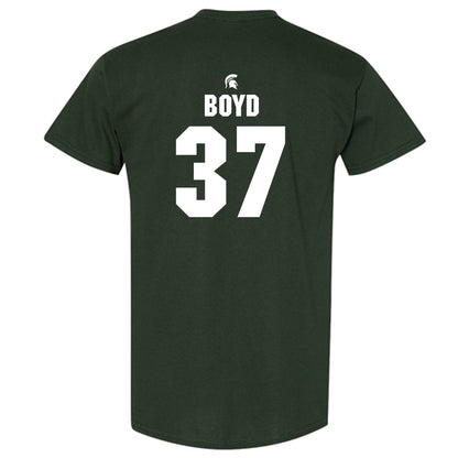 Michigan State - NCAA Football : Liam Boyd - Generic Shersey T-Shirt-1