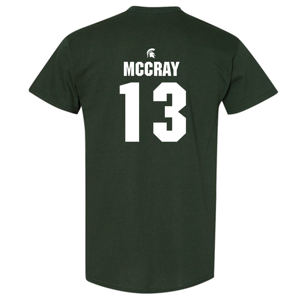 Michigan State - NCAA Football : Chrishon McCray - Generic Shersey T-Shirt-1