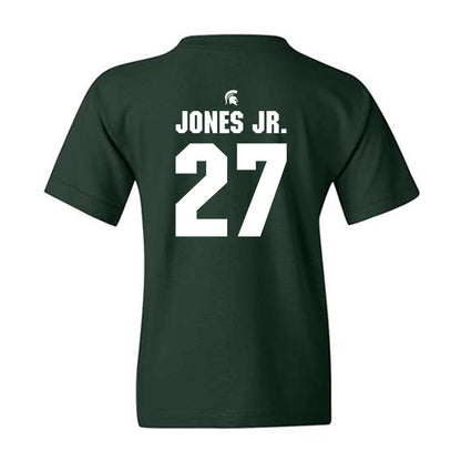 Michigan State - NCAA Football : Darrin Jones Jr. - Generic Shersey Youth T-Shirt-1