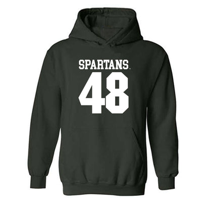 Michigan State - NCAA Football : Charlie Baker - Generic Shersey Hooded Sweatshirt