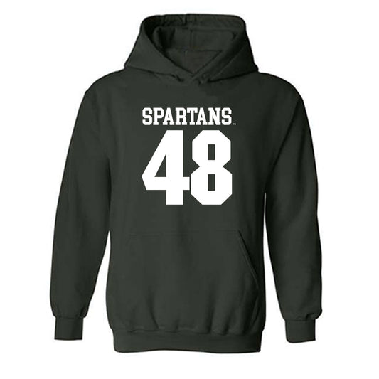 Michigan State - NCAA Football : Charlie Baker - Generic Shersey Hooded Sweatshirt