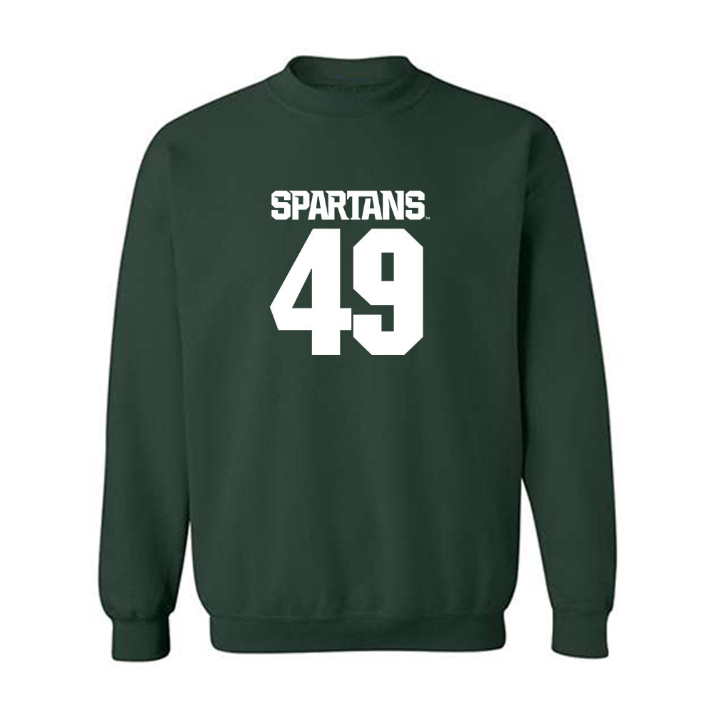 Michigan State - NCAA Football : Alex Weeks - Generic Shersey Crewneck Sweatshirt-0