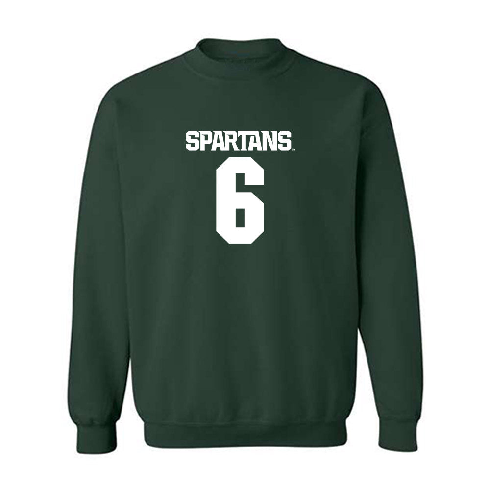 Michigan State - NCAA Football : Fredrick Moore - Generic Shersey Crewneck Sweatshirt-0