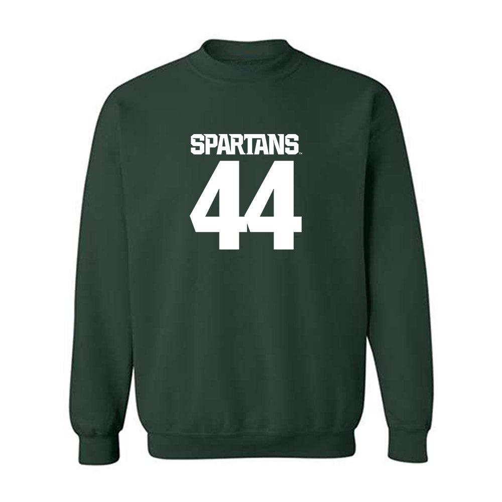 Michigan State - NCAA Football : Caleb Wheatland - Generic Shersey Crewneck Sweatshirt-0