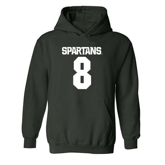 Michigan State - NCAA Women's Field Hockey : Minke Klijn - Generic Shersey Hooded Sweatshirt-0