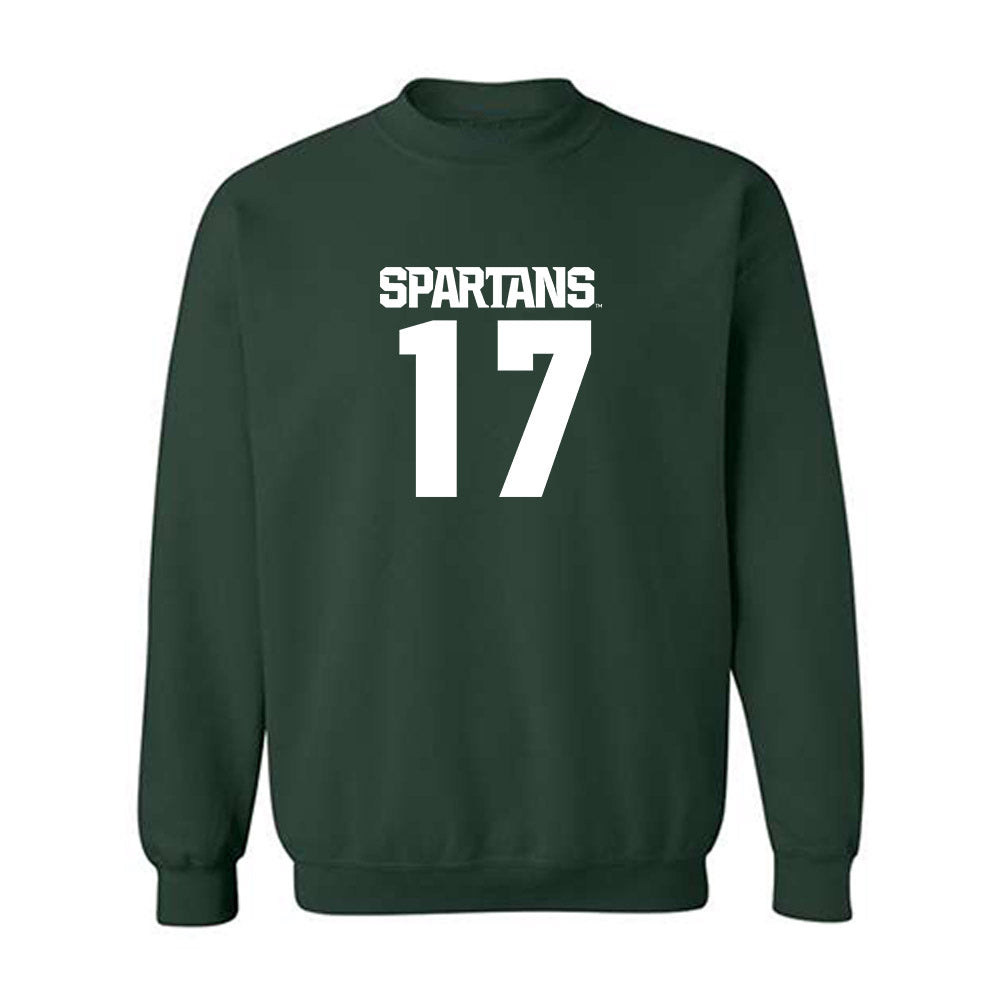 Michigan State - NCAA Men's Soccer : Peter Soudan - Generic Shersey Crewneck Sweatshirt-0